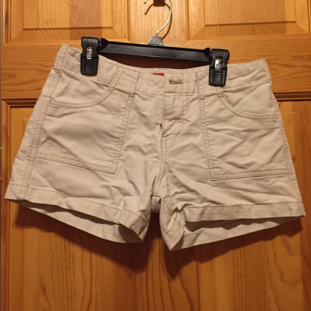 Off White Jean Shorts